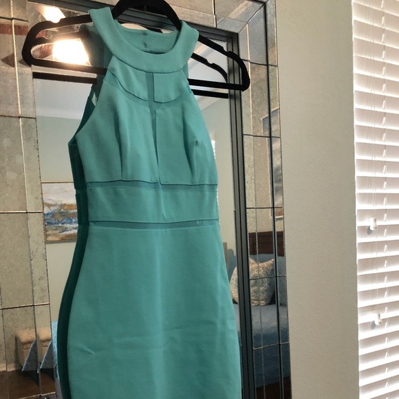 ❣️ FINAL SALE 🤍 EUC XXS Guess Turquoise Slim-fit Bodycon Dress - Picture 5 of 11